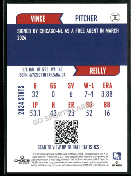 2025 South Bend Cubs Vince Reilly