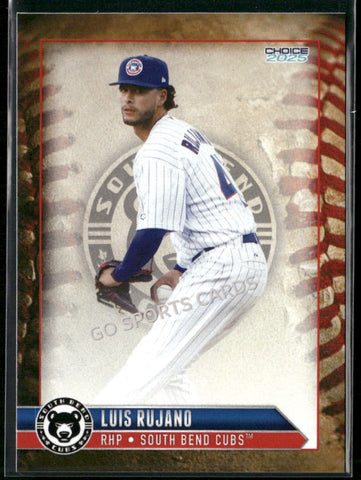 2025 South Bend Cubs Luis Rujano