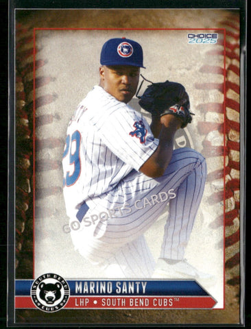 2025 South Bend Cubs Marino Santy