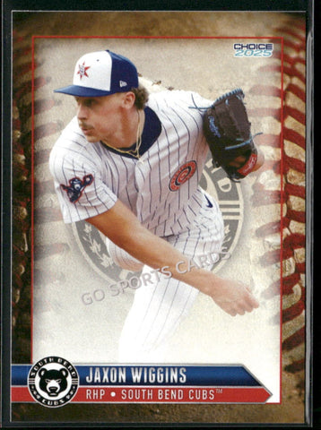 2025 South Bend Cubs Jaxon Wiggins