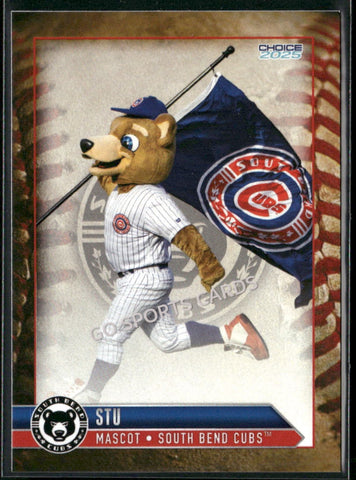 2025 South Bend Cubs Stu Mascot