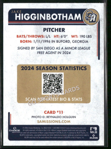 2025 San Antonio Missions Jake Higginbotham