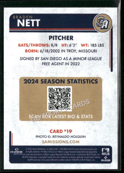 2025 San Antonio Missions Braden Nett