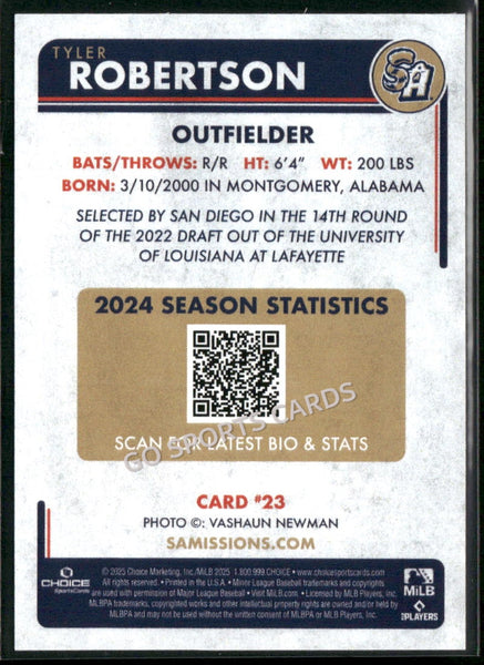 2025 San Antonio Missions Tyler Robertson