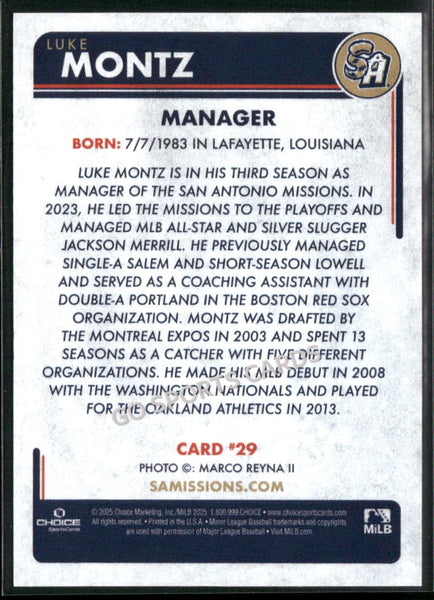 2025 San Antonio Missions Luke Montz