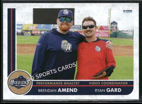 2025 San Antonio Missions Brendan Amend Ryan Gard