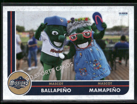 2025 San Antonio Missions Ballapeno Mamapeno Mascot