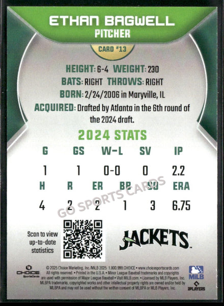 2025 Augusta GreenJackets Ethan Bagwell