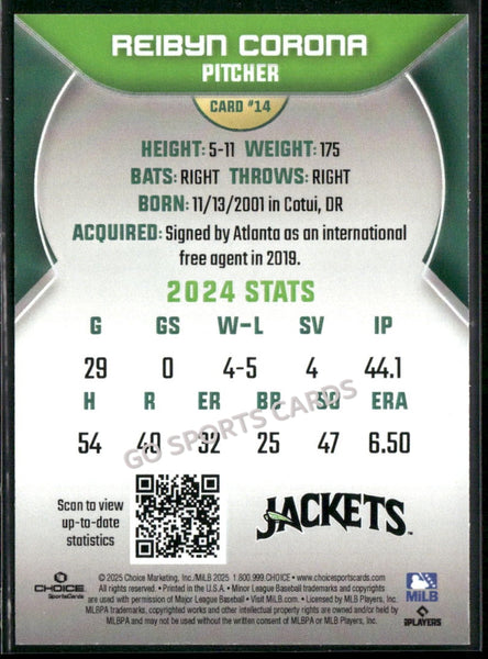 2025 Augusta GreenJackets Reibyn Corona