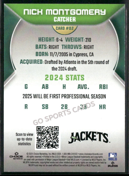 2025 Augusta GreenJackets Nick Montgomery