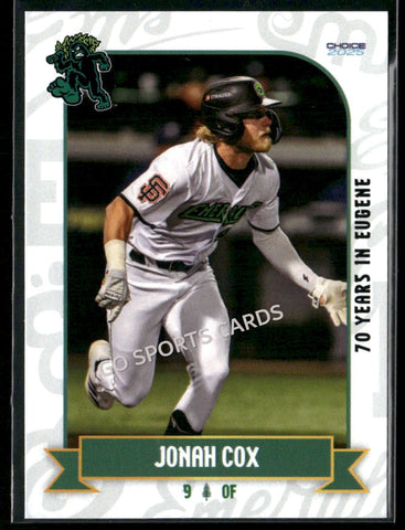 2025 Eugene Emeralds Jonah Cox