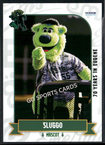 2025 Eugene Emeralds Sluggo Mascot