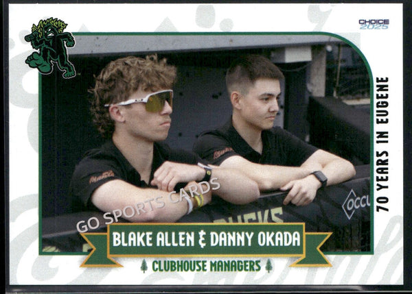 2025 Eugene Emeralds Danny Okada Blake Allen