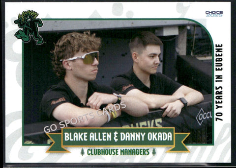 2025 Eugene Emeralds Danny Okada Blake Allen