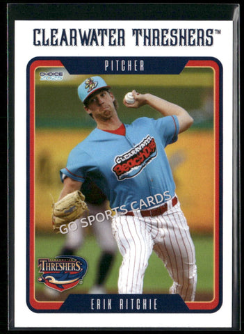 2025 Clearwater Threshers Erik Ritchie