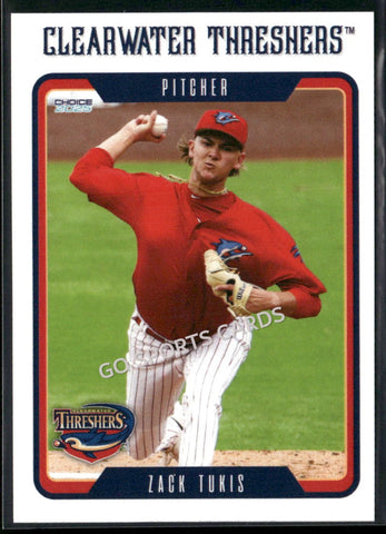 2025 Clearwater Threshers Zack Tukis
