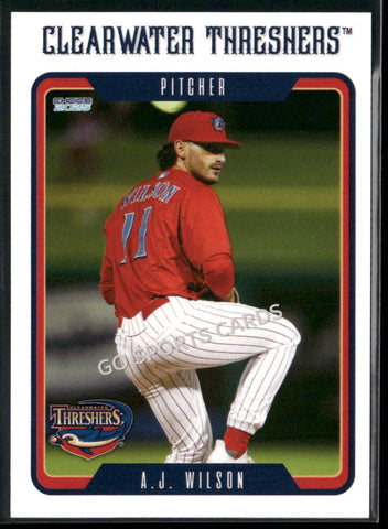 2025 Clearwater Threshers AJ Wilson