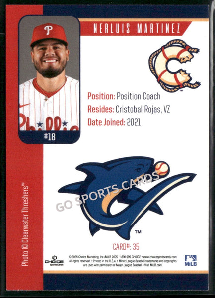 2025 Clearwater Threshers Nerluis Martinez