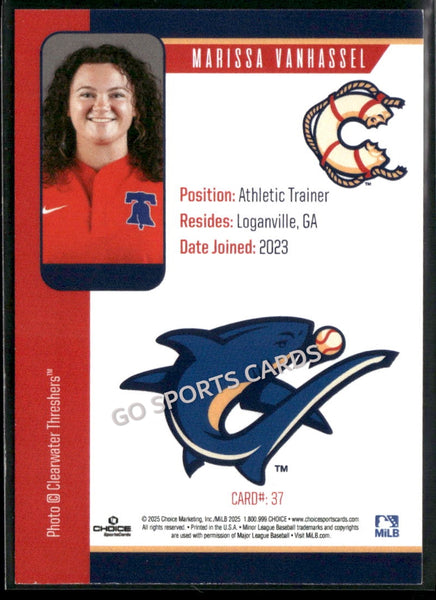 2025 Clearwater Threshers Marissa Vanhassel