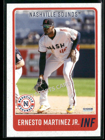 2025 Nashville Sounds Ernesto Martinez Jr