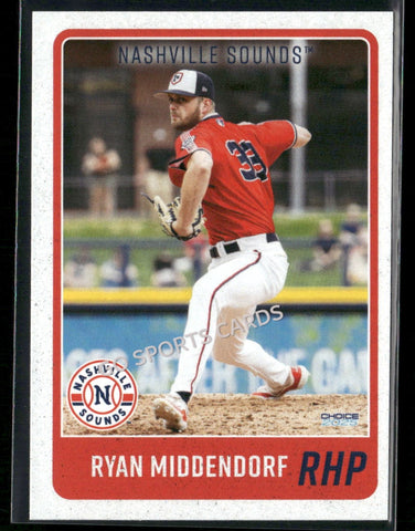 2025 Nashville Sounds Ryan Middendorf
