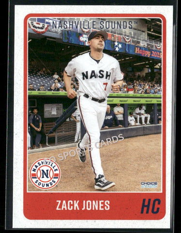 2025 Nashville Sounds Zack Jones