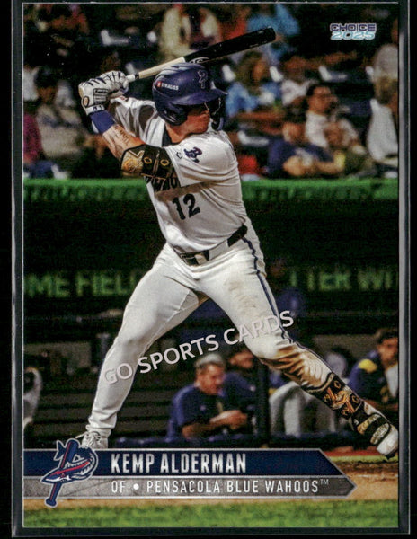 2025 Pensacola Blue Wahoos Kemp Alderman