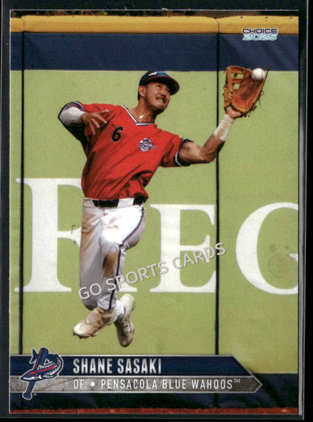 2025 Pensacola Blue Wahoos Shane Sasaki