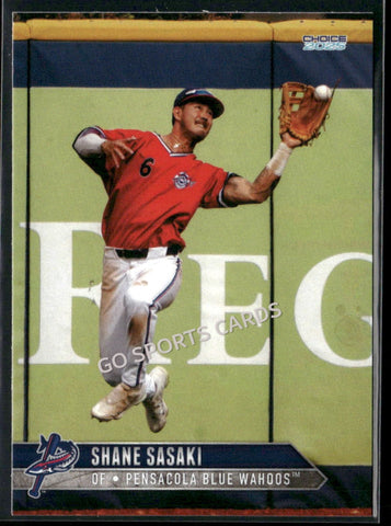 2025 Pensacola Blue Wahoos Shane Sasaki