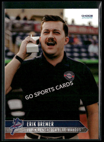 2025 Pensacola Blue Wahoos Erik Bremer