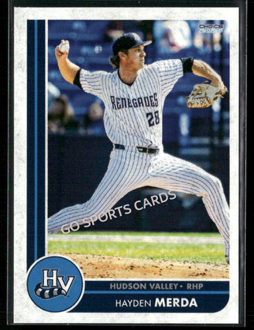 2025 Hudson Valley Renegades Hayden Merda