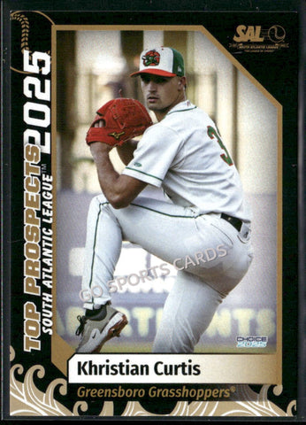 2025 South Atlantic League Top Prospects SAL Khristian Curtis