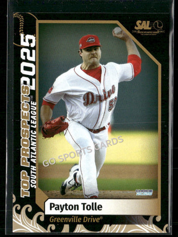 2025 South Atlantic League Top Prospects SAL Payton Tolle