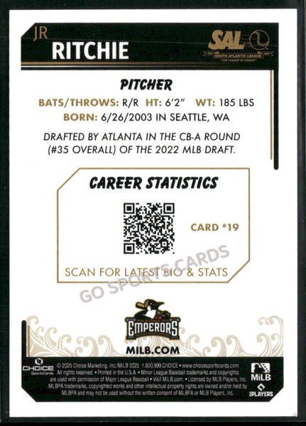 2025 South Atlantic League Top Prospects SAL JR Ritchie