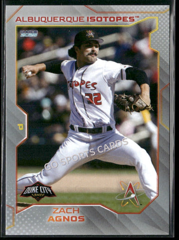 2025 Albuquerque Isotopes Zach Agnos