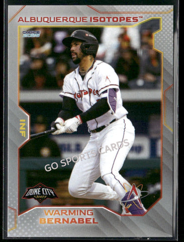 2025 Albuquerque Isotopes Warming Bernabel