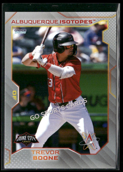 2025 Albuquerque Isotopes Trevor Boone