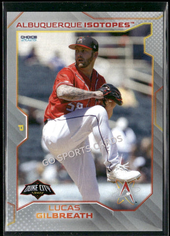 2025 Albuquerque Isotopes Lucas Gilbreath