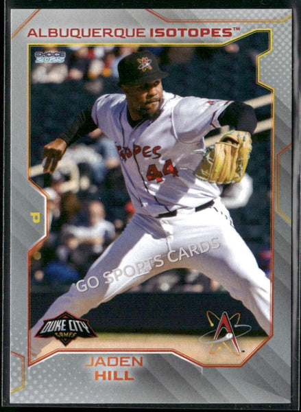 2025 Albuquerque Isotopes Jaden Hill