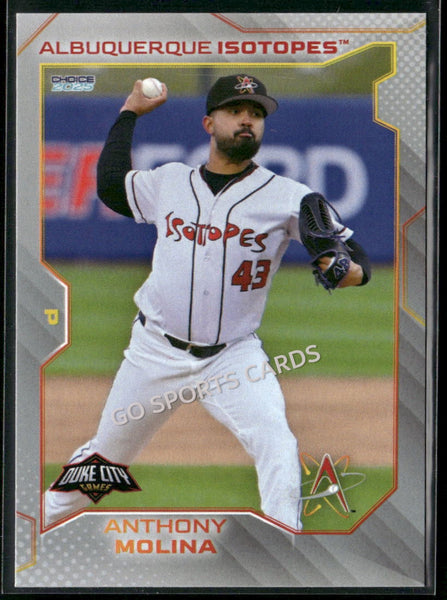 2025 Albuquerque Isotopes Anthony Molina