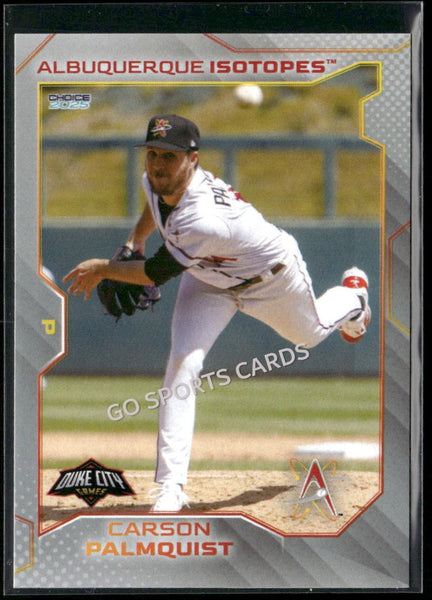 2025 Albuquerque Isotopes Carson Palmquist