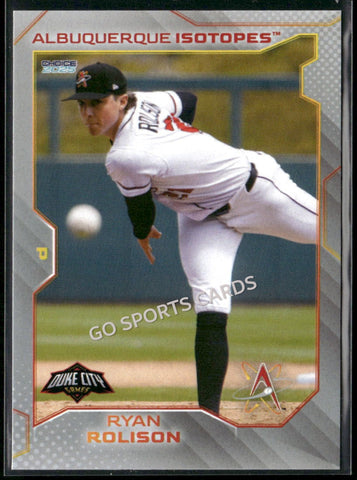 2025 Albuquerque Isotopes Ryan Rolison