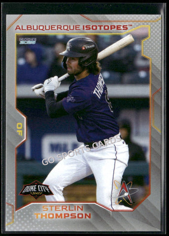 2025 Albuquerque Isotopes Sterlin Thompson
