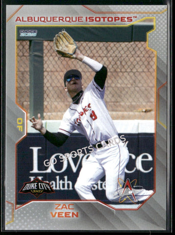 2025 Albuquerque Isotopes Zac Veen
