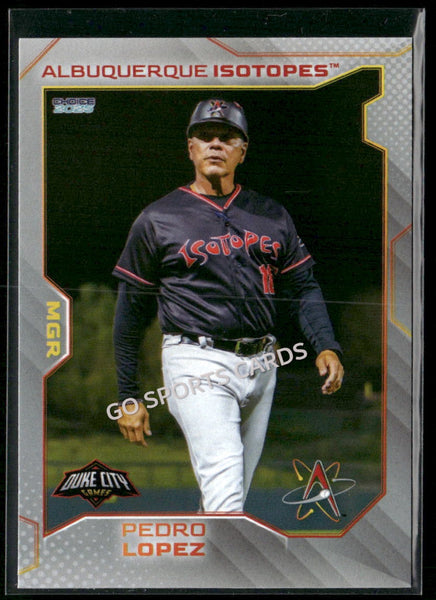 2025 Albuquerque Isotopes Pedro Lopez