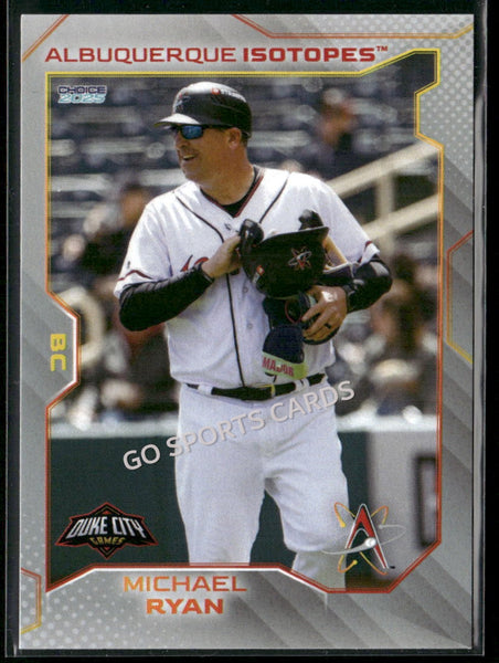 2025 Albuquerque Isotopes Michael Ryan