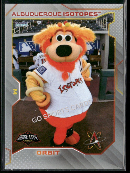 2025 Albuquerque Isotopes Orbit Mascot