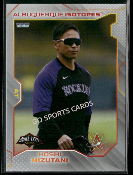 2025 Albuquerque Isotopes Hoshi Mizutani