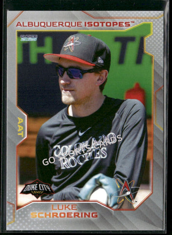 2025 Albuquerque Isotopes Luke Schroering