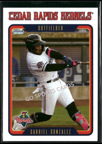 2025 Cedar Rapids Kernels Gabriel Gonzalez
